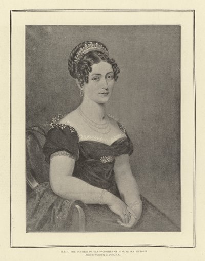 Ihre Königliche Hoheit die Herzogin von Kent, Mutter von Königin Victoria von George Dawe