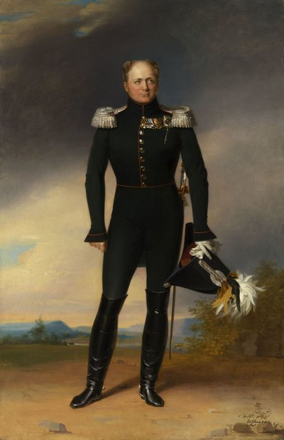 Porträt des Kaisers von Russland Alexander I von Russland von George Dawe