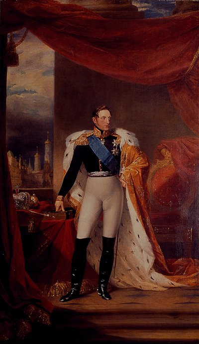 Porträt von Zar Nikolaus I. von Russland von George Dawe