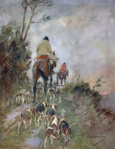 Illustration für Die Geschichte eines Rothirsches von George Denholm Armour