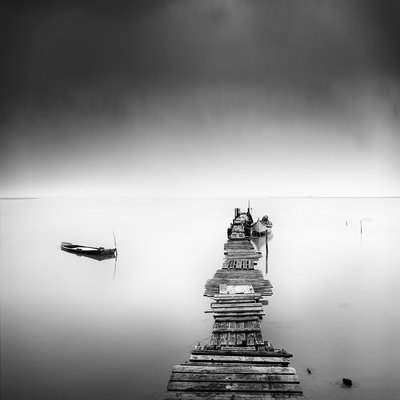 Alte Pier-Gelassenheit von George Digalakis