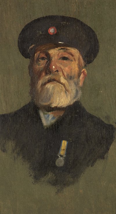 Porträt von J. Lasbury, R.M.L.I., ca. 1920 von George Edmund Butler