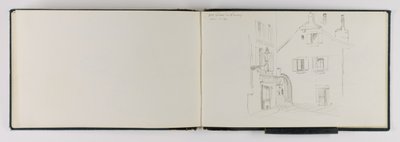 (Skizzenbuch) Alte Straße in Vevey von George Elbert Burr
