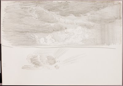 Ohne Titel (Wolkenstudie) von George Elbert Burr
