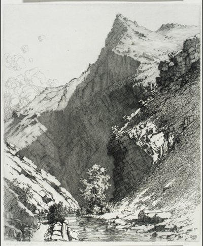 Bear Creek Canyon, Denver, Colorado von George Elbert Burr