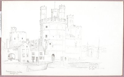 Caernarvon Castle von George Elbert Burr