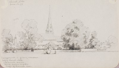 Kirche, Eton von George Elbert Burr