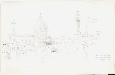 Aus den Boboli-Gärten, Florenz von George Elbert Burr