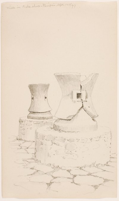 Mühlen in der Bäckerei--Pompei von George Elbert Burr