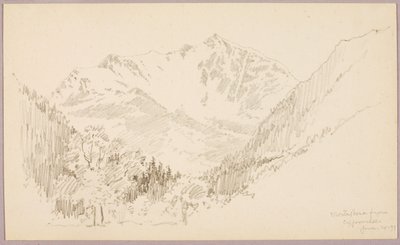 Monte Rosa von Ceppomorelli von George Elbert Burr
