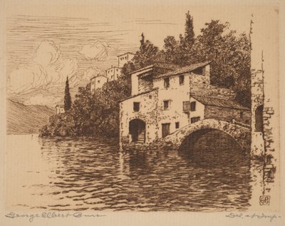 Am Comer See von George Elbert Burr