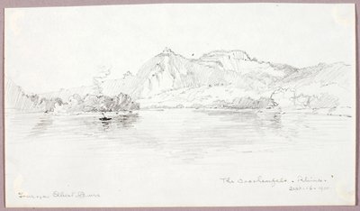 Der Drachenfels, Rhein von George Elbert Burr
