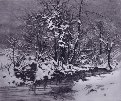 Wintermorgen von George Elbert Burr