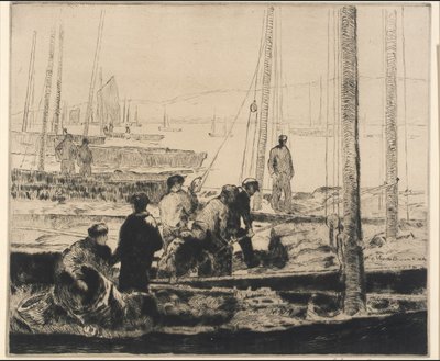 Sardinenflotte von George Elmer Browne