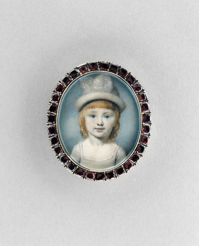 Porträt eines Kindes, ca. 1780 von George Engleheart