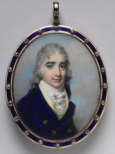 Porträt eines Mannes von George Engleheart