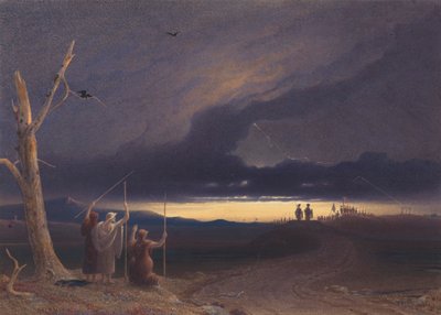 Macbeth und Banquo auf der Heide von George Fennell Robson