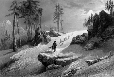 Überquerung des Choor-Berges von George Francis White