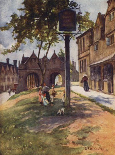 Markthalle, Chipping Campden von George Franck Nicholls