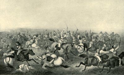 Angriff von Hodsons Horse bei Rhotuck von George Francklin Atkinson