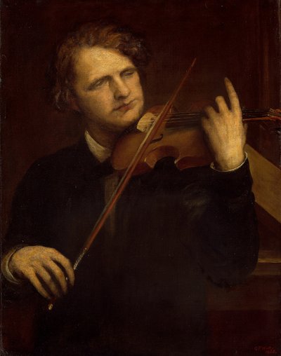 Eine Lampe-Studie: Herr Joachim, 1868 von George Frederick Watts