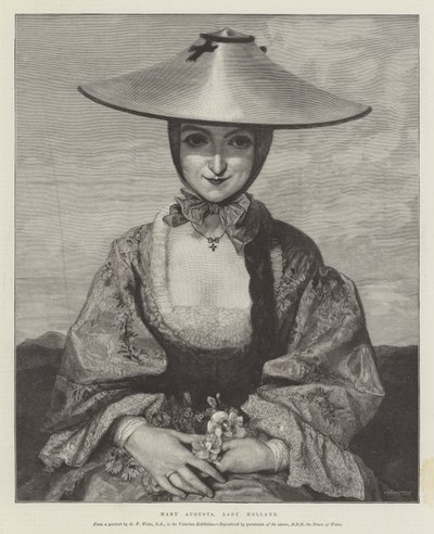 Mary Augusta, Lady Holland von George Frederick Watts