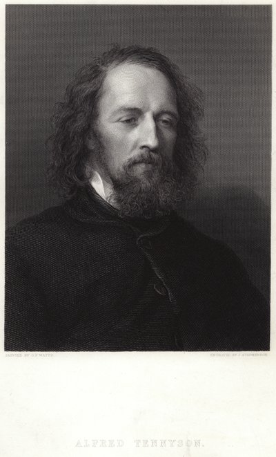 Porträt von Alfred, Lord Tennyson von George Frederick Watts