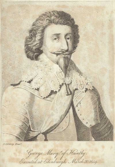 Porträt von George Gordon, Marquess of Huntly von George Geldorp