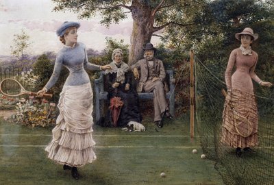 Tennisspiel von George Goodwin Kilburne