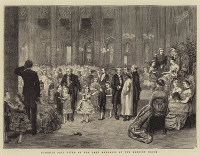 Jugendball der Lady Mayoress im Mansion House von George Goodwin Kilburne