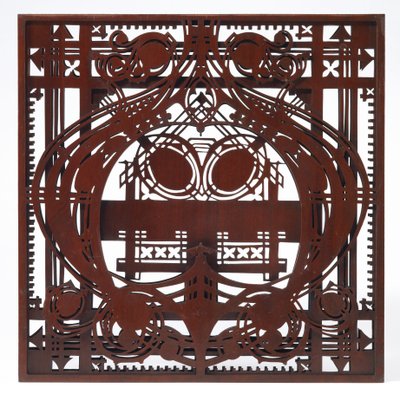 Ornamentale Tafel, aus der Damenlounge und Schreibzimmer, Schlesinger und Mayer Gebäude, Chicago, Illinois von George Grant & Sullivan Louis Henry (1856 1924) Elmslie