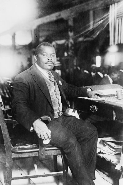 Marcus Garvey (1887-1940), Panafrikanist und jamaikanischer Nationalheld von George Grantham   Bain News Service Bain