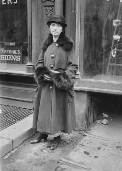 Margaret Sanger, schuldig des Verstoßes gegen das Strafgesetzbuch durch den Betrieb der ersten Geburtenkontrollklinik, 1917 von George Grantham Bain