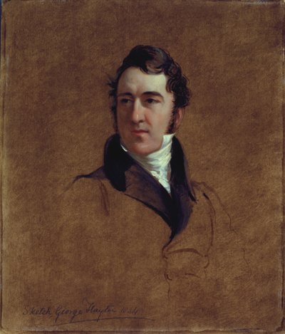 Porträtskizze von John Poulter, 1834 von George Hayter