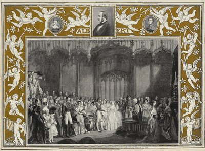 Die Hochzeit von Königin Victoria und Prinz Albert von Sachsen-Coburg und Gotha im St. James
