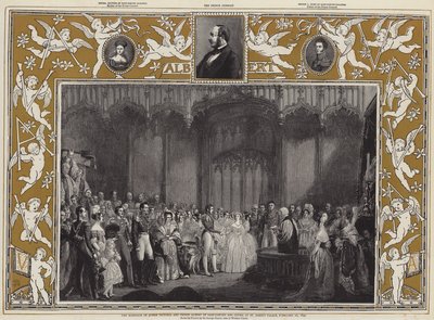 Die Hochzeit von Königin Victoria und Prinz Albert von Sachsen-Coburg und Gotha im St James