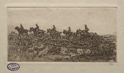 Kavallerieszene von George Hendrik Breitner