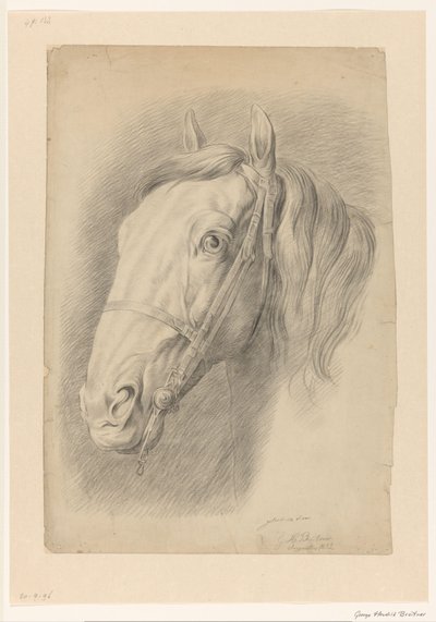 Kopf eines Pferdes von George Hendrik Breitner