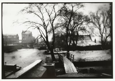 Winteransicht über die Amstel in Amsterdam von George Hendrik Breitner