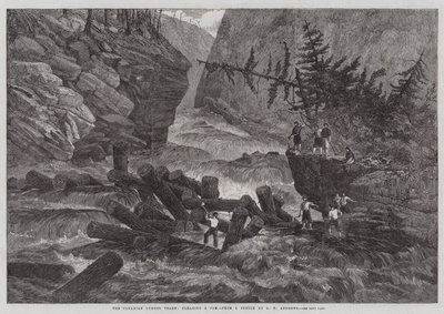 Der kanadische Holzhandel, Beseitigung eines Staus von George Henry Andrews