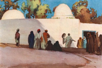 Wüstentänzer in Sidi Bou Said von George Henry Benton Fletcher