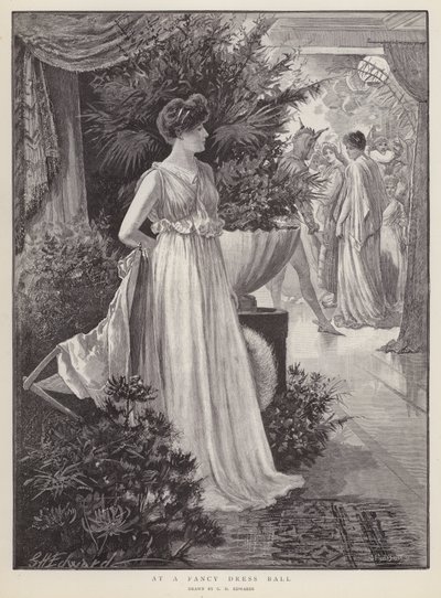 Auf einem Kostümball von George Henry Edwards