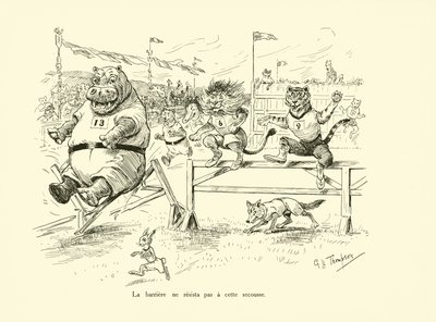 Die Barriere hielt diesem Stoß nicht stand von George Henry Thompson