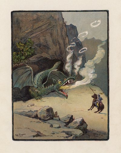 St. Georg und der Drache von George Henry Thompson