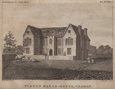 Pyrton Manor House, Oxfordshire (Stich) von George Hollis