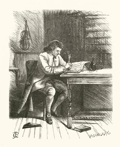 Illustration für Ein neues Gleichnis, im Stil von Swift von George John Pinwell