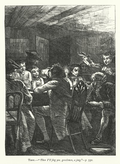 Illustration für Sie stellt sich dumm von George John Pinwell