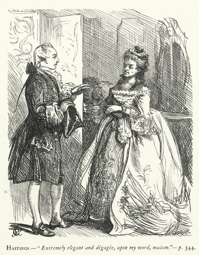 Illustration für Sie stellt sich dumm von George John Pinwell