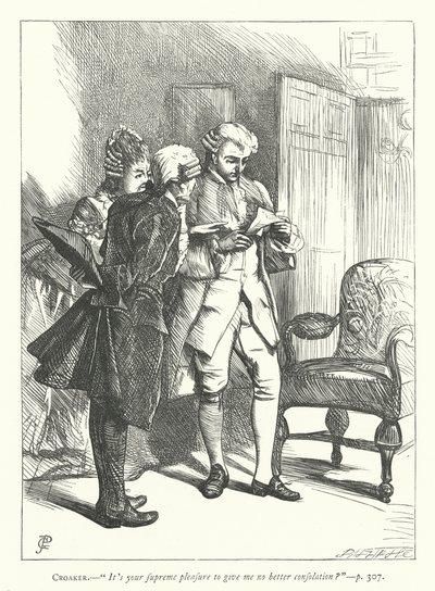 Illustration für Der Gutmütige Mann von George John Pinwell