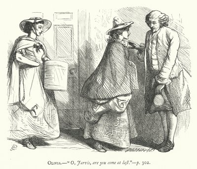 Illustration für Der gutmütige Mann (Gravur) von George John Pinwell